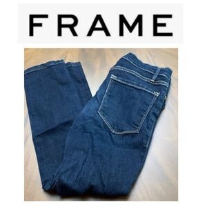 🍾 FRAME Denim Jeans Le Skinny de Jeanne 26 Blue Jeans Made in USA